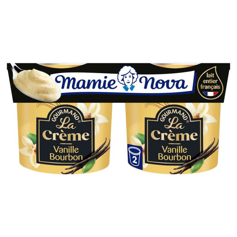 Mamie Nova Crème vanille bourbon 2x150G