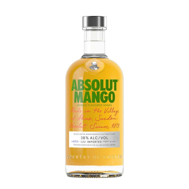 Absolut Vodka Aromatisée À La Mangue 38° 70 cl