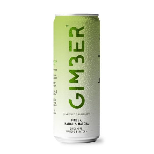 Gimber Pétillant Gingembre Mangue & Matcha 250ml