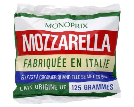 Monoprix Mozzarella le sachet de 125g