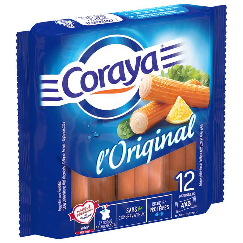 Coraya L’Original Bâtonnets de Surimi x12 - 180g