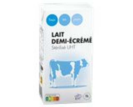 Tous les Jours lait demi-écrémé UHT brique 1L