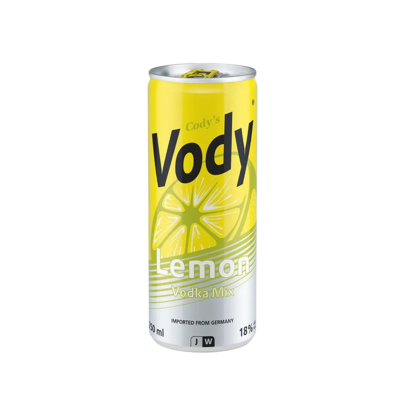 Vody Lemon 18% 250ml - vodka mix - Cody’s